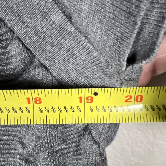 Xhilaration Sz XXL Ruched Short Sleeve Tunic Top Grey Gray Stretch - Picture 7 of 7